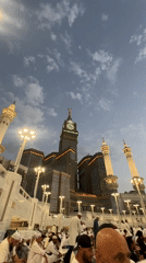 Makkah Royal Clock Tower from day to night, Mecca