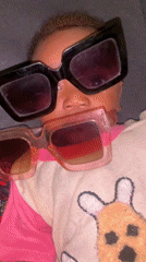 Mother and Baby Match Sunglasses in Nigerian Photo Session