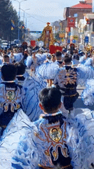 Traditional Festival Parade with Elaborate Costumes Celebrates in Cuzco