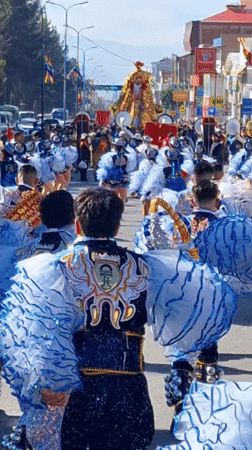 Traditional Festival Parade with Elaborate Costumes Celebrates in Cuzco