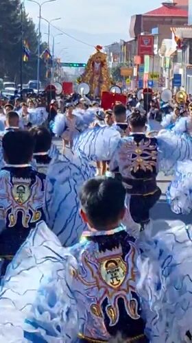 Traditional Festival Parade with Elaborate Costumes Celebrates in Cuzco