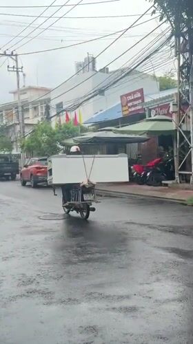 Morning street activity observed in Nha Trang Ward