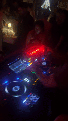 Red-lit nightclub party documented in North Kuta, Indonesia