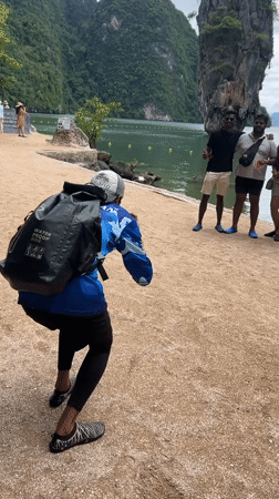 Exploring limestone karsts, caves, and coastal scenery in Tambon Krasom