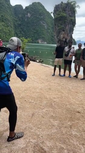 Exploring limestone karsts, caves, and coastal scenery in Tambon Krasom