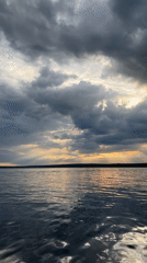 Evening paddleboarding session documented on Chaikovsky waters