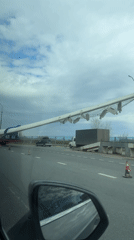 Wind turbine blade transported through Shumeika, Russia