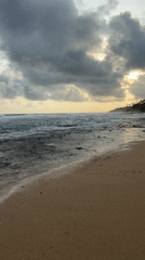 Coastal scenes documented in Thalaramba, Sri Lanka under cloudy skies