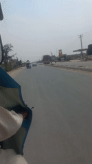 Light traffic documented on Pakistani road near Malana