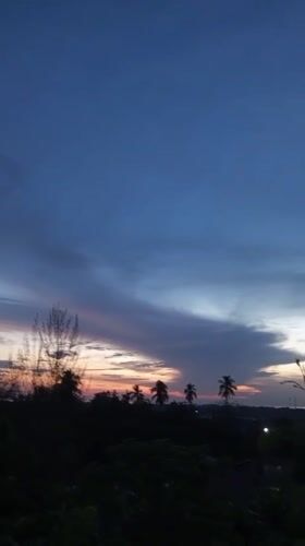 Sunset and twilight scenes documented across Lhokseumawe, Indonesia