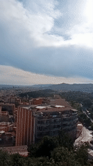 Panoramic view of Barcelona captured from elevated position