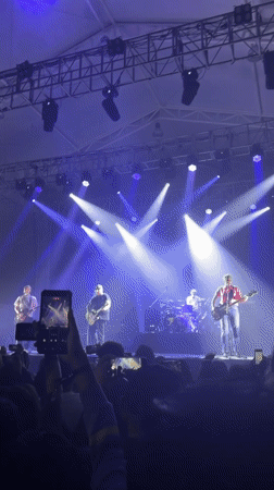 Band performs live concert in Muntinlupa, Philippines