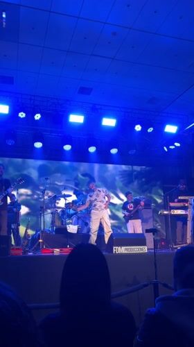 Band performs late-night concert in Ushuaia, Argentina