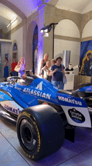 Formula 1 exhibition draws crowds in Barcelona with cars, memorabilia