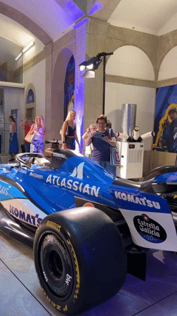 Formula 1 exhibition draws crowds in Barcelona with cars, memorabilia