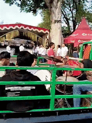 Cultural procession and community celebration held in Sragen, Indonesia