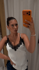 Woman takes dressing room selfie in Krasnoyarsk
