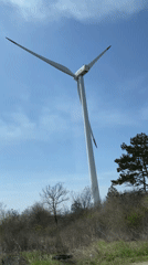 ESN wind turbine operates normally in Kavarna, Bulgaria