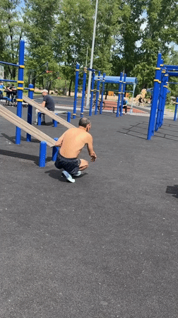 Summer morning recreation scenes documented across Abakan, Russia