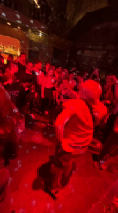 Moscow nightclub scene captured during late-night dancing session