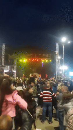 Live band draws crowds to outdoor concert in Primorsko