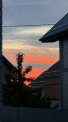 Evening sunset and tea moment captured in Rossiyskiy
