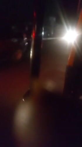 Nigerian street scenes recorded from moving tricycles and vehicles