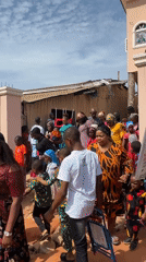 Sunday morning community gathering unfolds in Nkpor, Nigeria