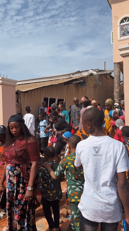 Sunday morning community gathering unfolds in Nkpor, Nigeria