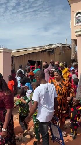 Sunday morning community gathering unfolds in Nkpor, Nigeria