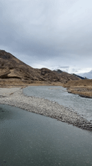 River crossing and bridge in New Zealand's Saint James Range