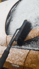 Snow clearing and winter weather activity observed in Klin