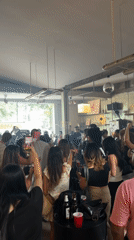 Sunday day party in full swing at a Chiang Mai venue