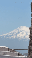 Mountain peak documented in multiple angles during morning hours