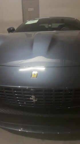 Gray Ferrari spotted in Puebla parking garage