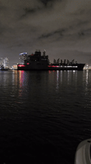Pre-dawn harbor views captured from Coronado waters