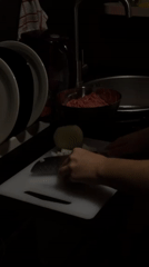 Evening cooking and dining preparation documented in Vozdovac, Serbia