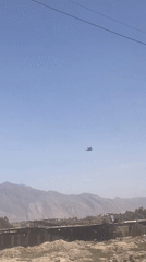 Fighter jet spotted over Quetta City during morning hours