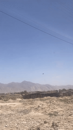 Fighter jet spotted over Quetta City during morning hours