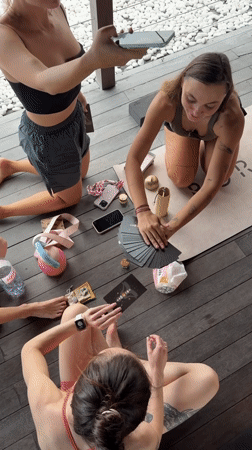 Women's yoga session held at wellness retreat in Mengwi