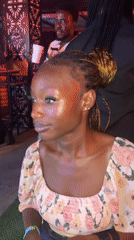 Women dance at nightclub in Howayi, Nigeria