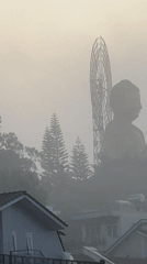 Foggy evening scenes captured across Đà Lạt, Vietnam