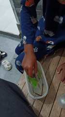 Late-night roadside moments with kids in rural Aceh