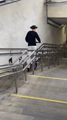 Afternoon commute through Moscow metro stations and city streets