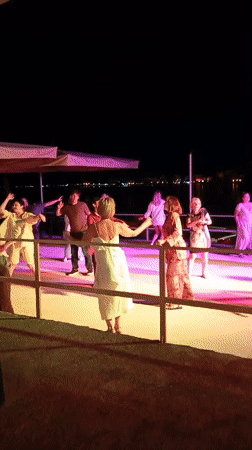 Night out on the Sokhumi waterfront: dancing, lights, sea views