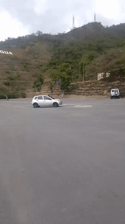 Evening activities captured around Caracas sports complex and surroundings