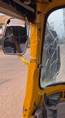 Auto rickshaw passenger filmed in Vom, Nigeria
