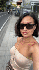 Woman films herself, visits laundromat in North Kuta