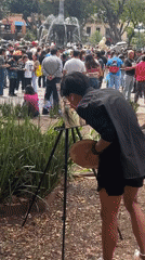 Evening street life captured across Puebla's public spaces