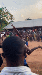 Traditional wrestling festival draws crowds in Achara, Nigeria